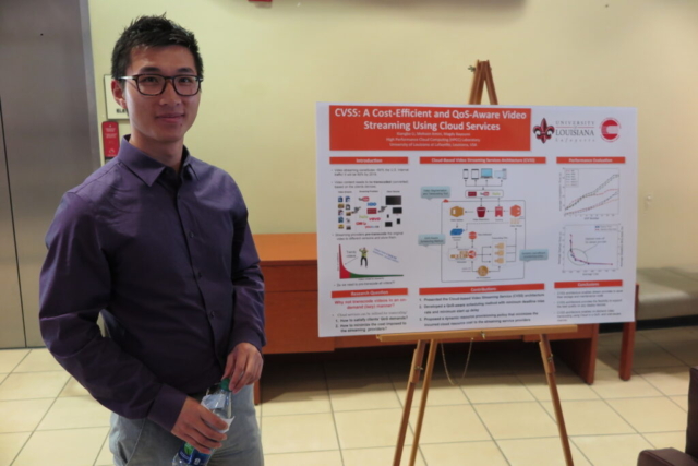 Xiangbo Li Received Best Presentation Award and 2nd Best Paper Award at School of Computing and Informatics, UL Lafayette (Oct. ’16)