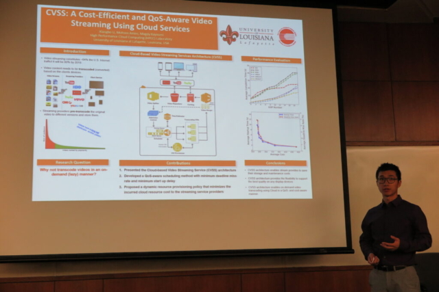 Xiangbo Li Received Best Presentation Award and 2nd Best Paper Award at School of Computing and Informatics, UL Lafayette (Oct. ’16)