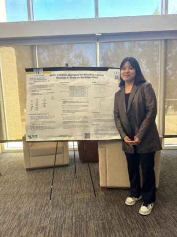 Minseo Kim, HPCC Lab PhD student, presenting at MetroCon '24, Nov. '24